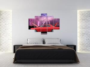 Slika crvenog automobila (150x105 cm)