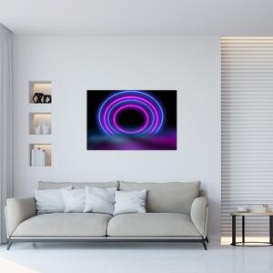 Slika obojenih krugova (90x60 cm)