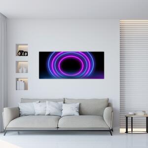 Slika obojenih krugova (120x50 cm)