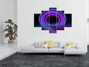 Slika obojenih krugova (150x105 cm)