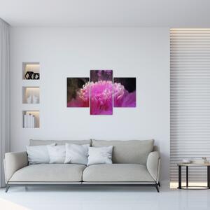 Slika cvijeta u ružičastom dimu (90x60 cm)