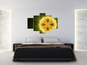 Slika žutog cvijeta (150x105 cm)