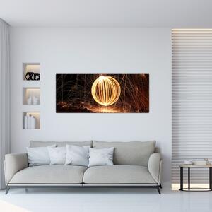 Slika svjetlosne kugle (120x50 cm)