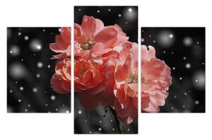 Slika ružičastog cvijeta (90x60 cm)