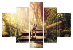 Slika tigra u džungli (150x105 cm)
