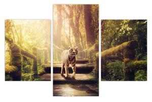 Slika tigra u džungli (90x60 cm)