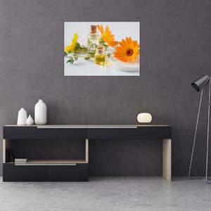 Slika narančastih cvjetova (70x50 cm)