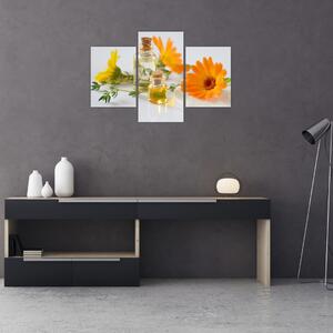 Slika narančastih cvjetova (90x60 cm)