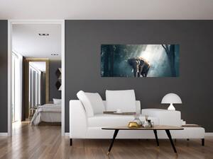 Slika slona u džungli (120x50 cm)