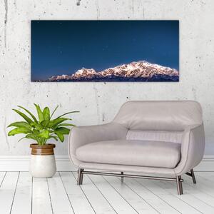 Slika planina i noćnog neba (120x50 cm)