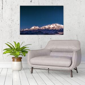 Slika planina i noćnog neba (90x60 cm)