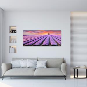Slika - farma cvijeća (120x50 cm)
