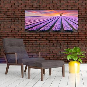 Slika - farma cvijeća (120x50 cm)