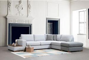 Atelier Del Sofa Kutna garnitura LOOP 4, siva - svjetlo siva, Loop 4
