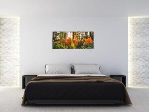 Slika - narančasti tulipani (120x50 cm)