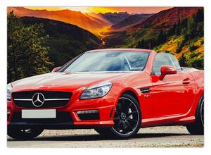 Slika - crveni Mercedes (70x50 cm)
