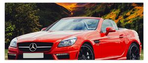 Slika - crveni Mercedes (120x50 cm)