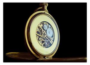 Slika zlatnog džepnog sata (70x50 cm)