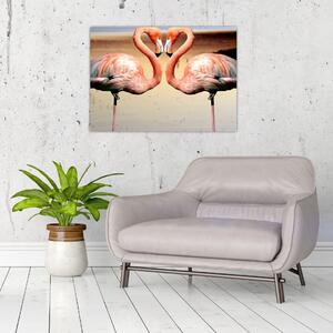 Slika - dva flaminga (70x50 cm)