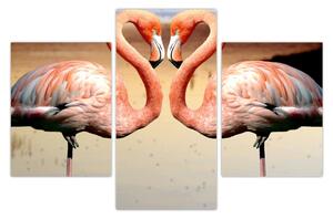 Slika - dva flaminga (90x60 cm)