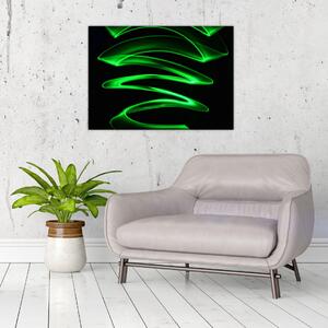 Slika - neonski valovi (70x50 cm)