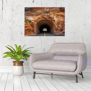 Slika - tunel u stijeni (70x50 cm)