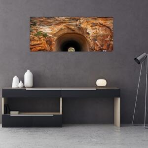 Slika - tunel u stijeni (120x50 cm)