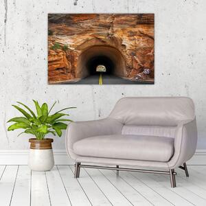 Slika - tunel u stijeni (90x60 cm)