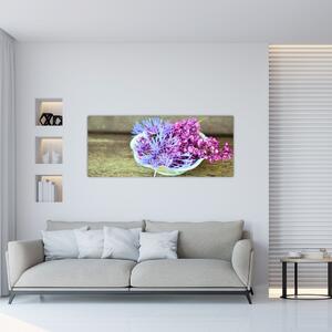 Slika - ljubičasta biljka (120x50 cm)