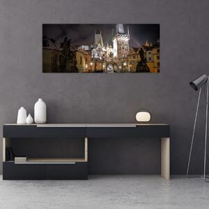 Slika osvijetljene Prašne brane (120x50 cm)