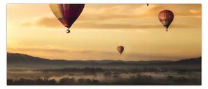 Slika - leteći baloni (120x50 cm)