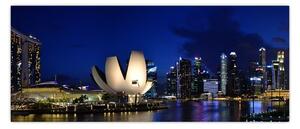 Slika Singapura noću (120x50 cm)