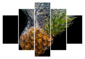 Slika ananasa u vodi (150x105 cm)