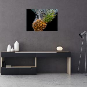 Slika ananasa u vodi (70x50 cm)