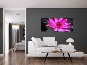 Slika - ružičasti cvijet (120x50 cm)