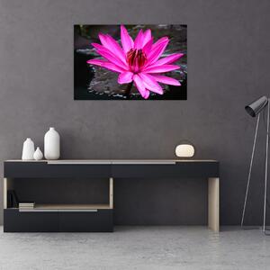 Slika - ružičasti cvijet (90x60 cm)