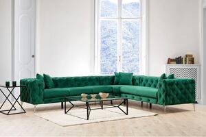 Atelier Del Sofa Kutna garnitura, zelena, Como Left - Green