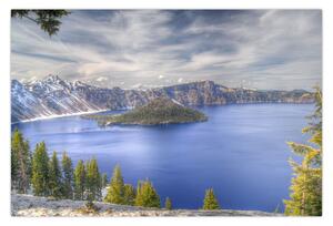 Slika planinskog jezera (90x60 cm)