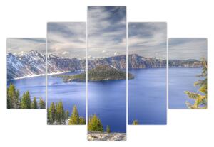 Slika planinskog jezera (150x105 cm)