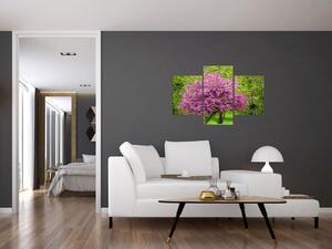 Slika cvjetajućeg stabla na livadi (90x60 cm)