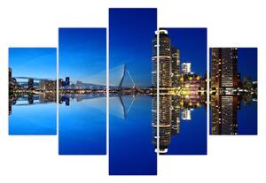 Slika - noćni Rotterdam (150x105 cm)