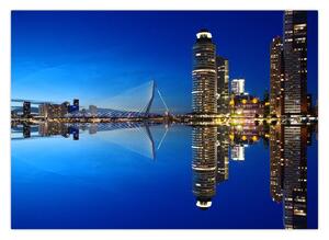 Slika - noćni Rotterdam (70x50 cm)