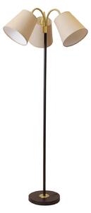 PR Home Podna lampa Amy, crna/bež, 3 svjetla, visina 150 cm, E27, Bež, Dnevni boravak/blagovaonica, Metal