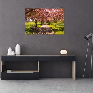 Slika - voćnjak trešanja (90x60 cm)