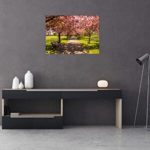 Slika - voćnjak trešanja (70x50 cm)