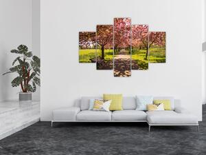Slika - voćnjak trešanja (150x105 cm)