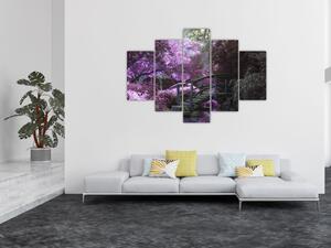 Slika - ljubičasto drveće (150x105 cm)