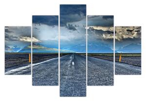 Slika ceste u oluji (150x105 cm)