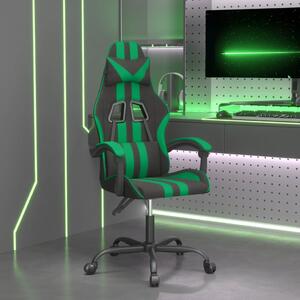 VidaXL Igraća stolica crno-zelena od umjetne kože