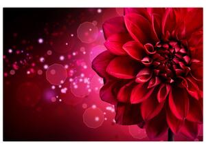 Slika crvenog cvijeta (90x60 cm)